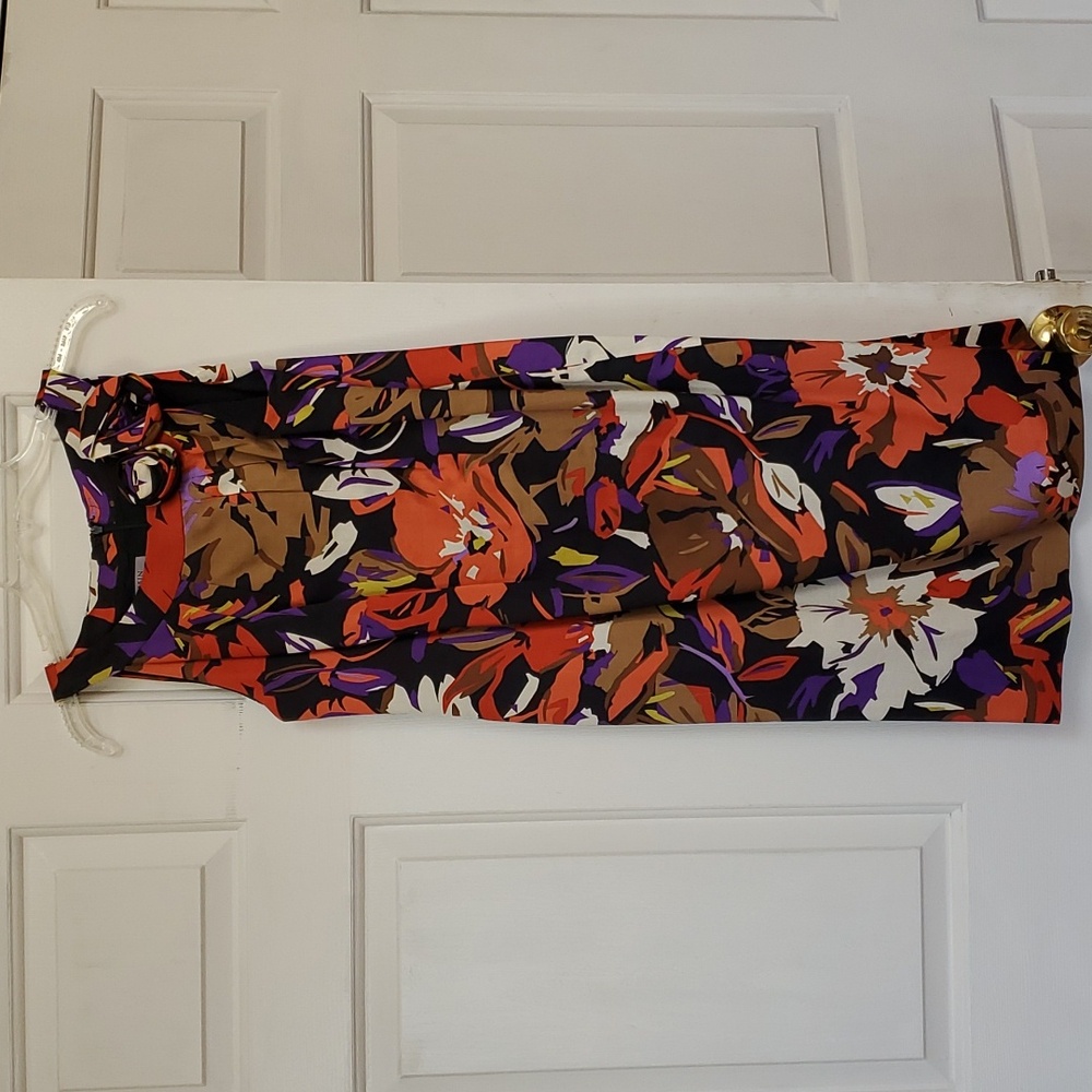 Below knee dress.